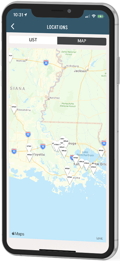 iPhone locations